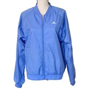Adidas Periwinkle Windbreaker Track Jacket